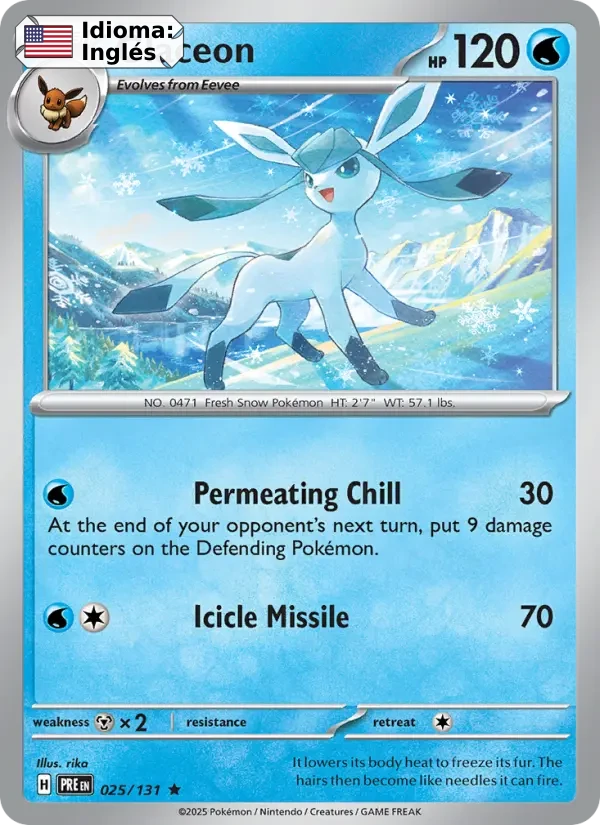 Glaceon (025) — Prismatic Evolutions