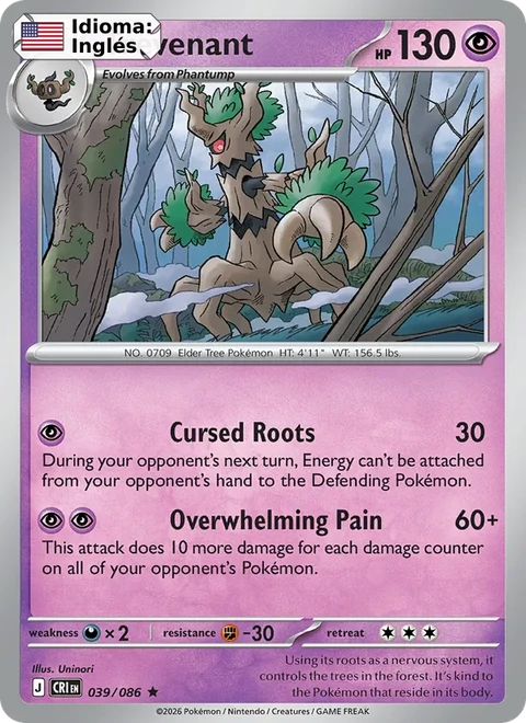 Trevenant (039) — Chaos Rising
