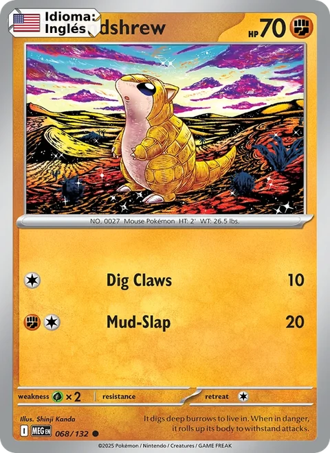 Sandshrew (068) — Mega Evolution
