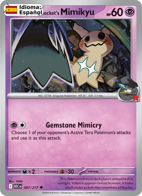Team Rocket's Mimikyu (097) — Ascended Heroes