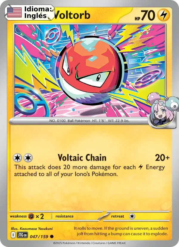 Iono's Voltorb (047) — Journey Together
