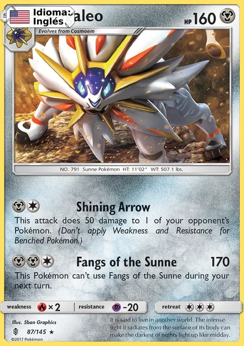 Solgaleo (87) — Guardians Rising