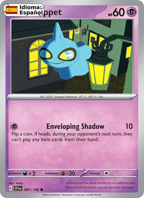 Shuppet (087) — Scarlet & Violet