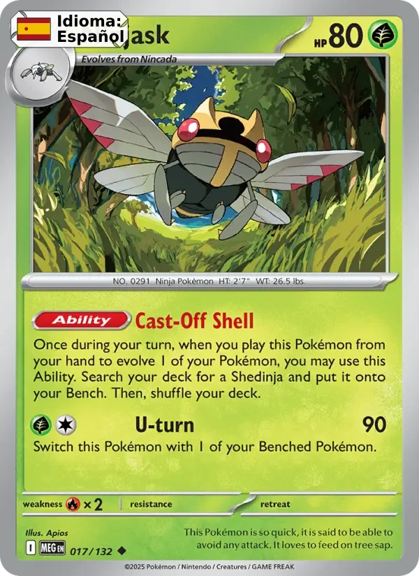 Ninjask (017) — Mega Evolution