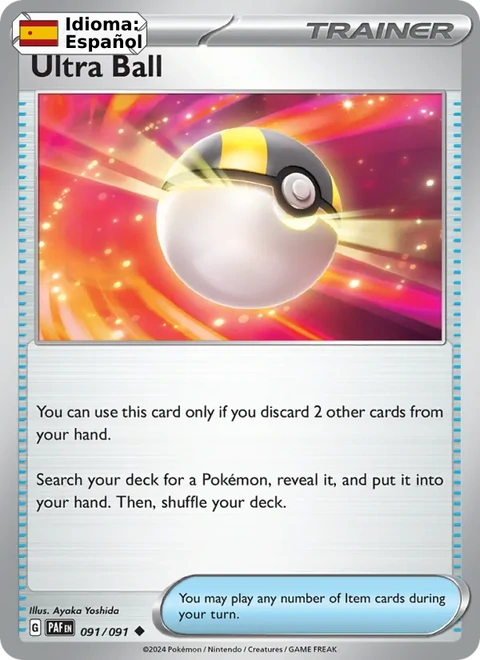 Ultra Ball (091) — Paldean Fates