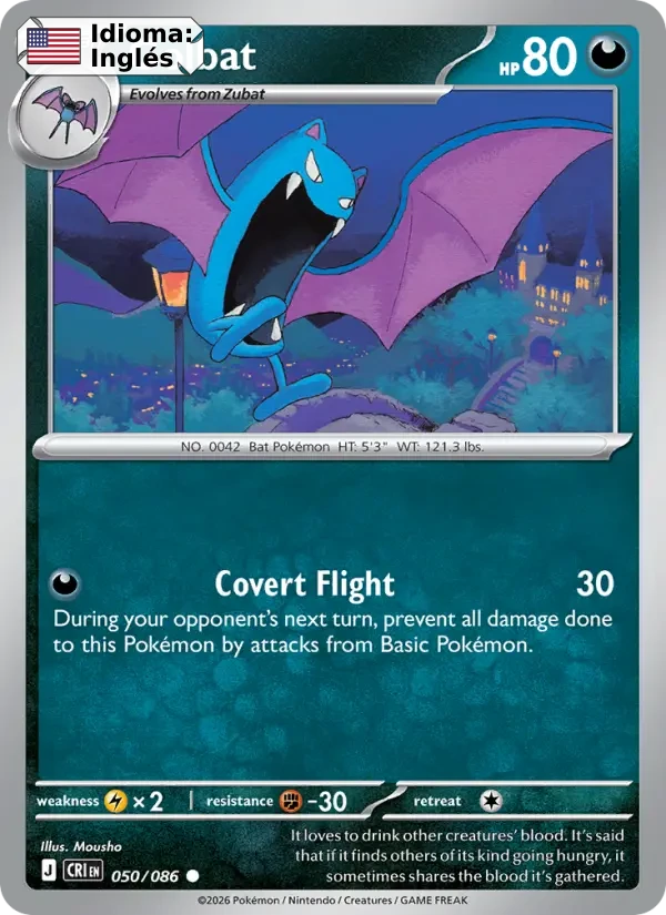Golbat (050) — Chaos Rising