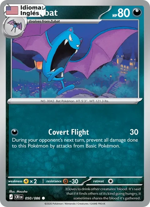 Golbat (050) — Chaos Rising