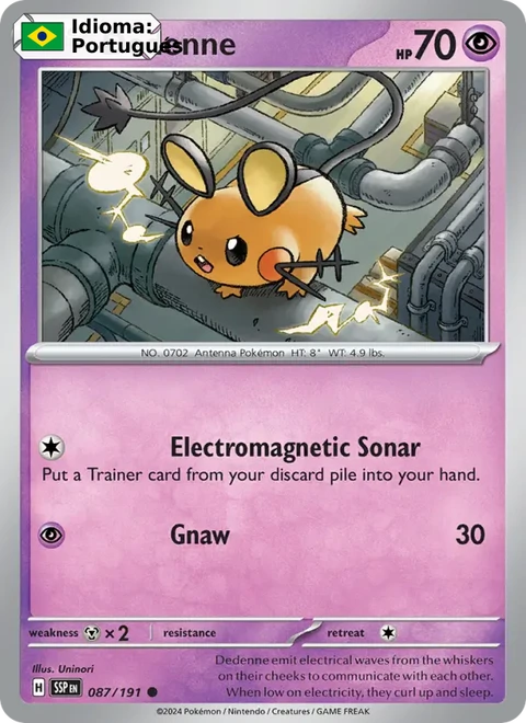 Dedenne (087) — Surging Sparks