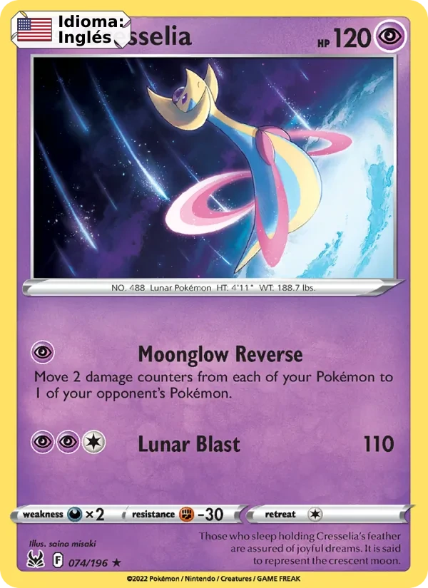 Cresselia (074) — Lost Origin