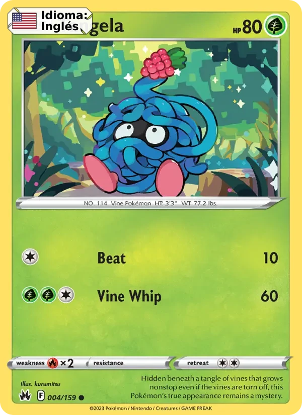 Tangela (004) — Crown Zenith