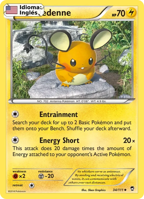 Dedenne (34) — Furious Fists