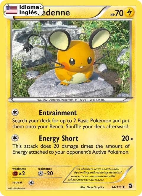 Dedenne (34) — Furious Fists