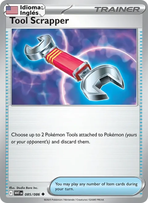 Tool Scrapper (085) — White Flare