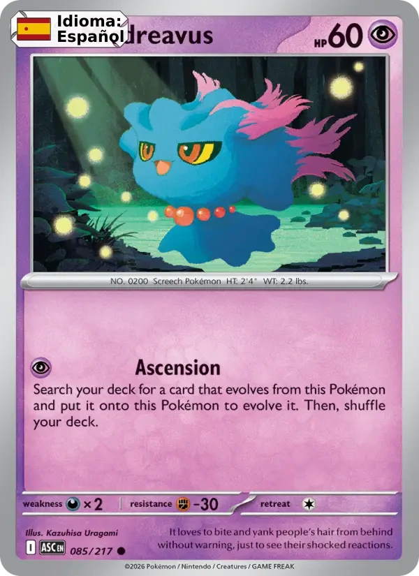 Misdreavus (085) — Ascended Heroes