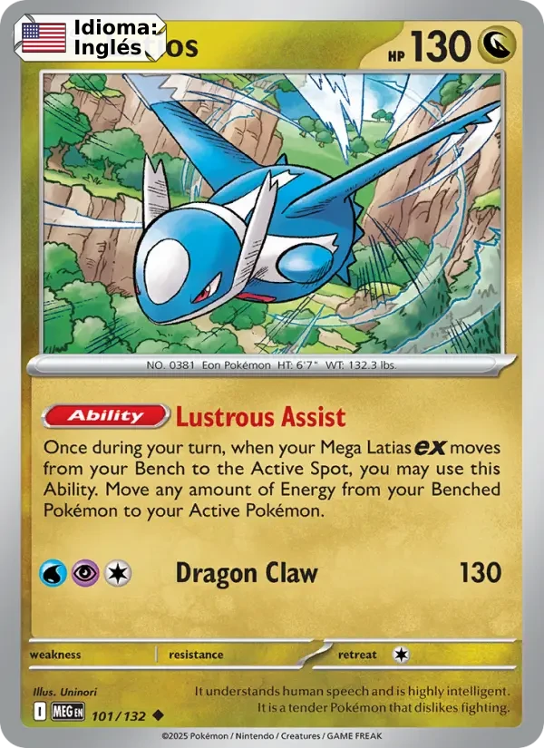 Latios (101) — Mega Evolution