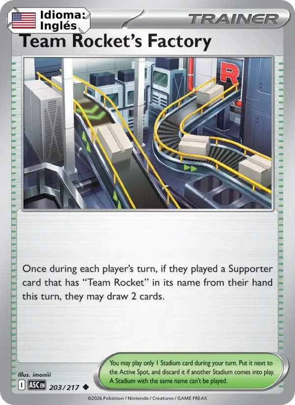 Team Rocket's Factory (203) — Ascended Heroes