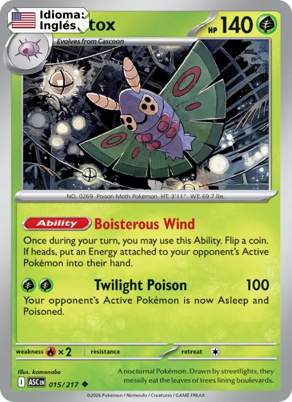 Dustox (015) — Ascended Heroes