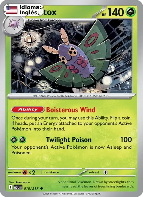 Dustox (015) — Ascended Heroes