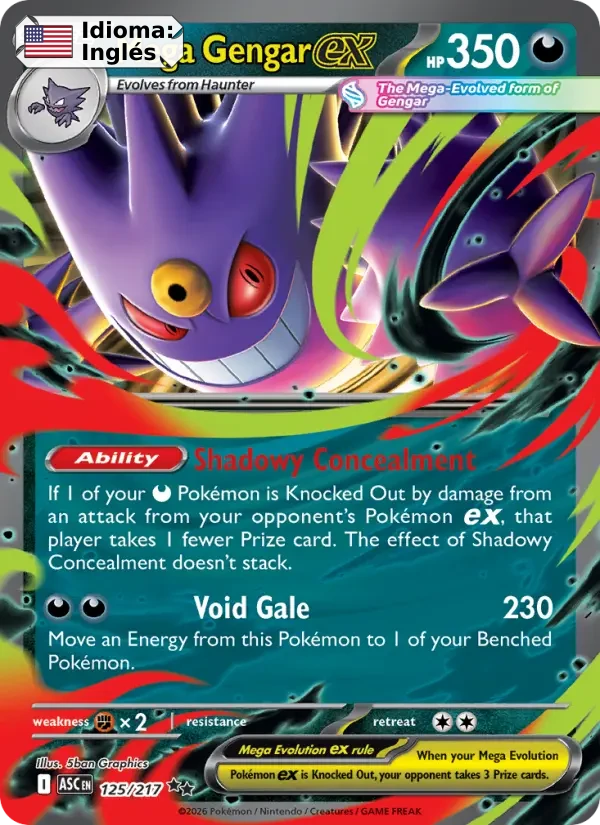 Mega Gengar ex (125) — Ascended Heroes