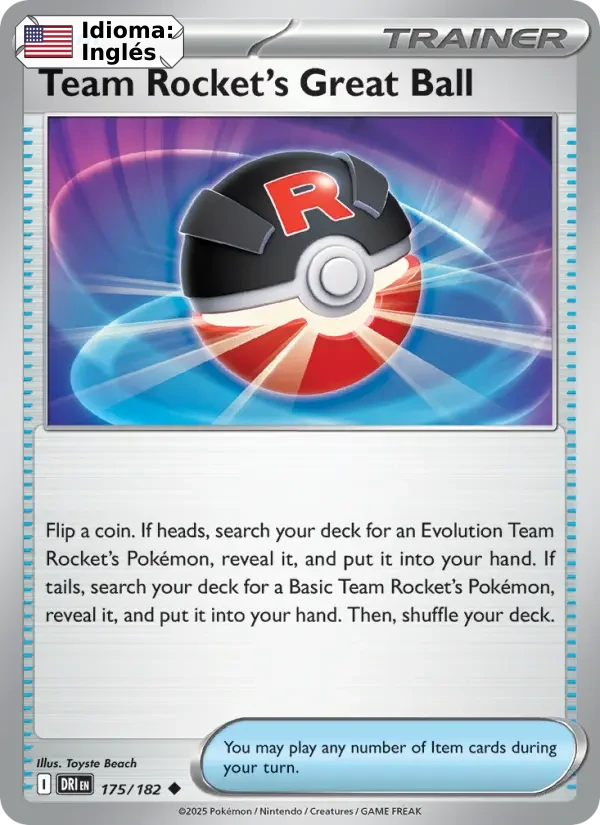 Team Rocket's Great Ball (175) — Destined Rivals