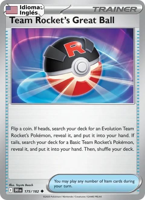 Team Rocket's Great Ball (175) — Destined Rivals