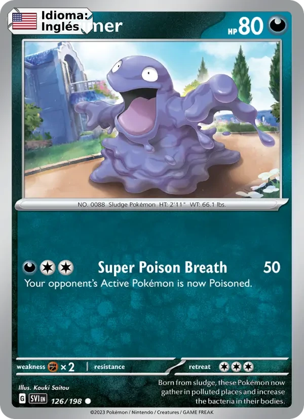 Grimer (126) — Scarlet & Violet