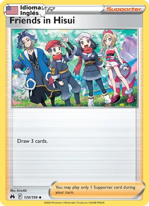 Friends in Hisui (130) — Crown Zenith