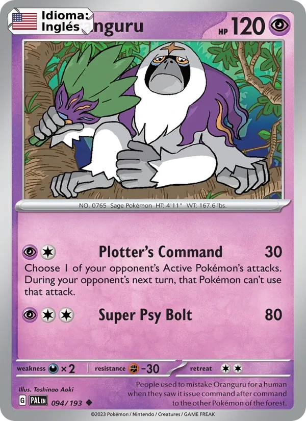 Oranguru (094) — Paldea Evolved