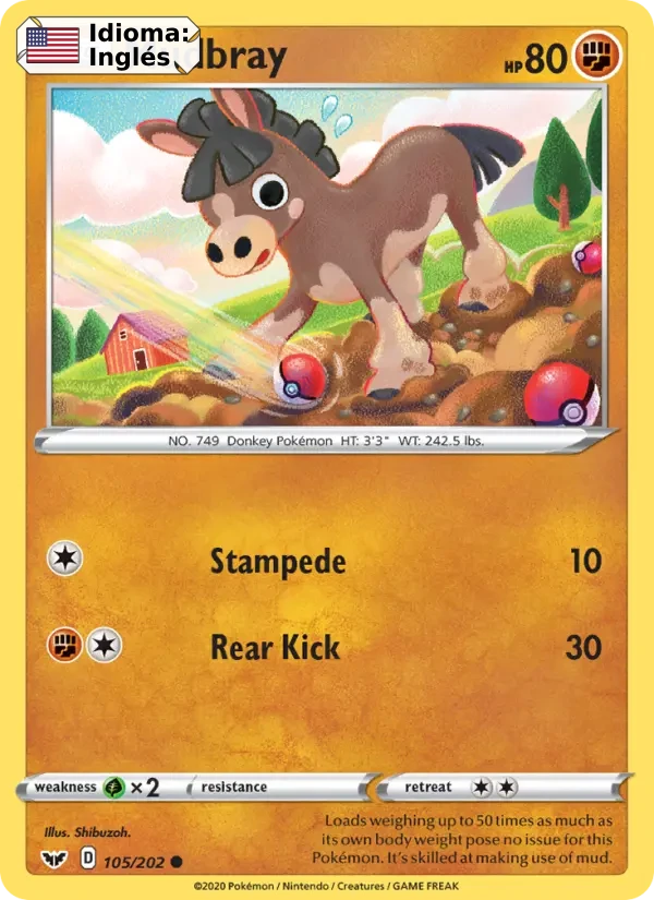 Mudbray (105) — Sword & Shield