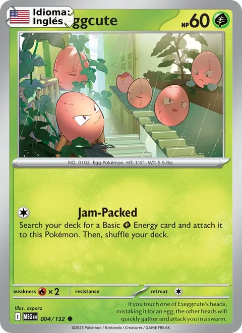 Exeggcute (004) — Mega Evolution