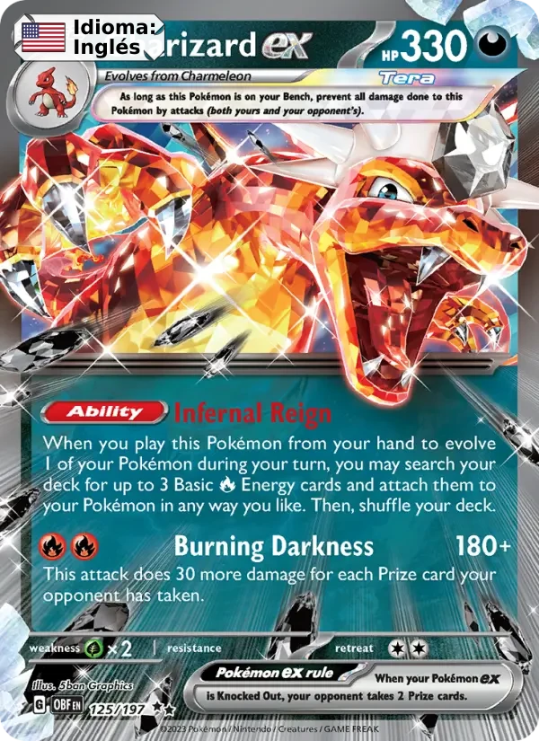 Charizard ex (125) — Obsidian Flames