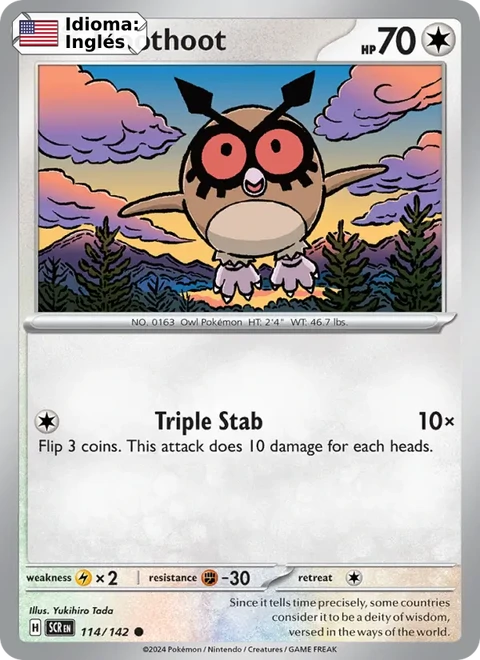 Hoothoot (114) — Stellar Crown