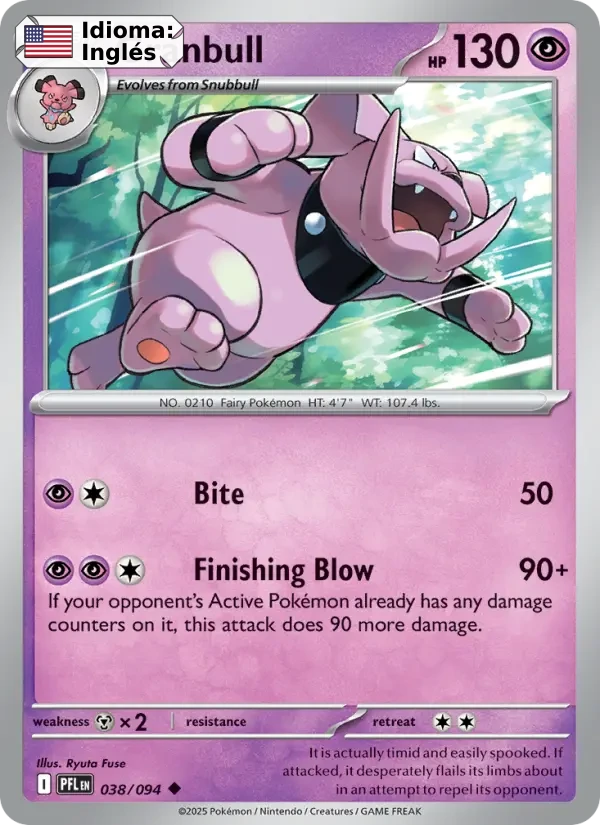 Granbull (038) — Phantasmal Flames