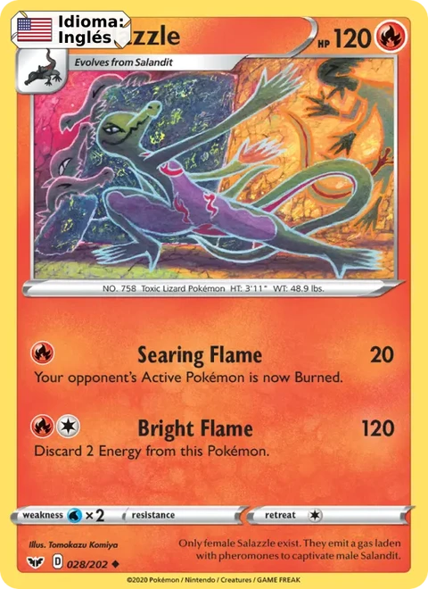 Salazzle (28) — Sword & Shield