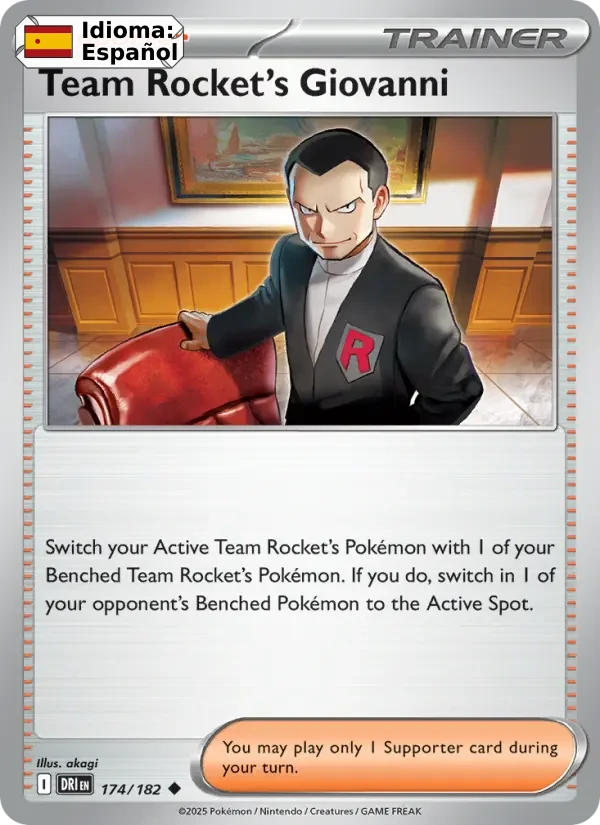 Team Rocket's Giovanni (174) — Destined Rivals