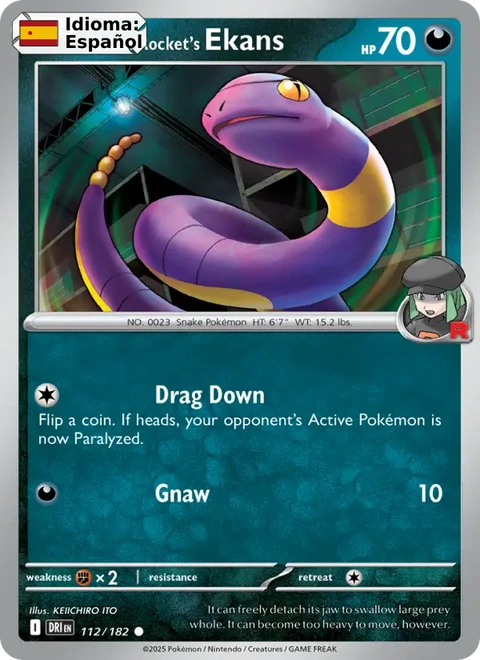 Team Rocket's Ekans (112) — Destined Rivals