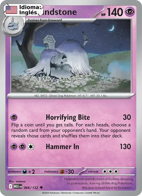 Houndstone (066) — Mega Evolution
