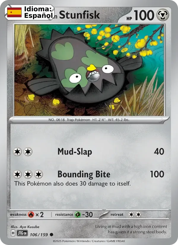 Galarian Stunfisk (106) — Journey Together