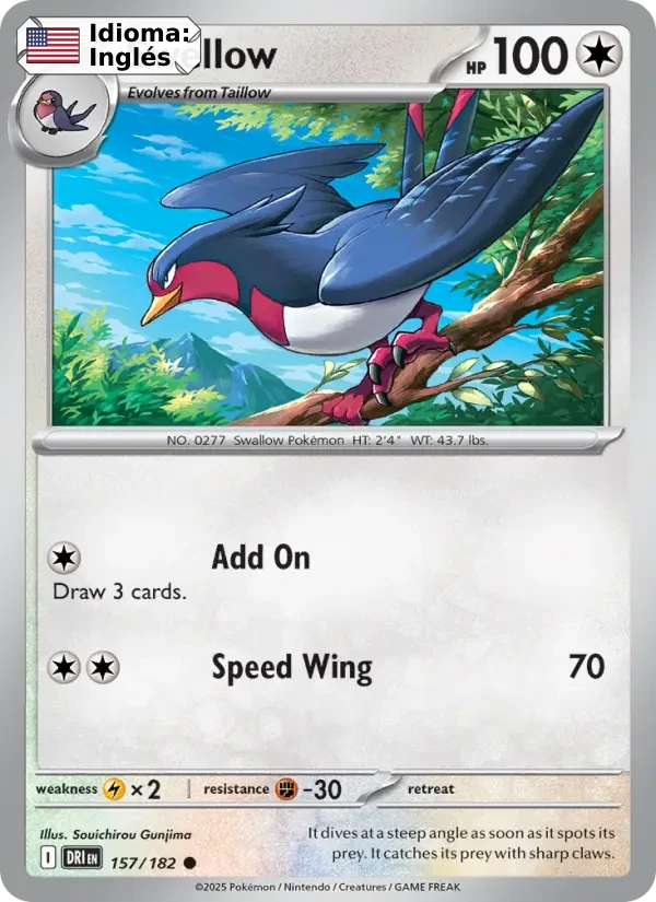 Swellow (157) — Destined Rivals
