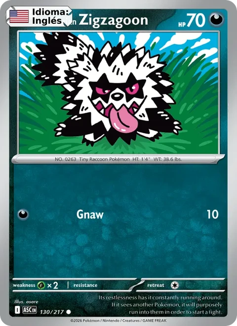 Galarian Zigzagoon (130) — Ascended Heroes