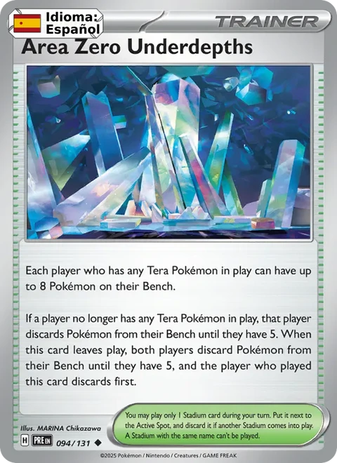 Area Zero Underdepths (094) — Prismatic Evolutions
