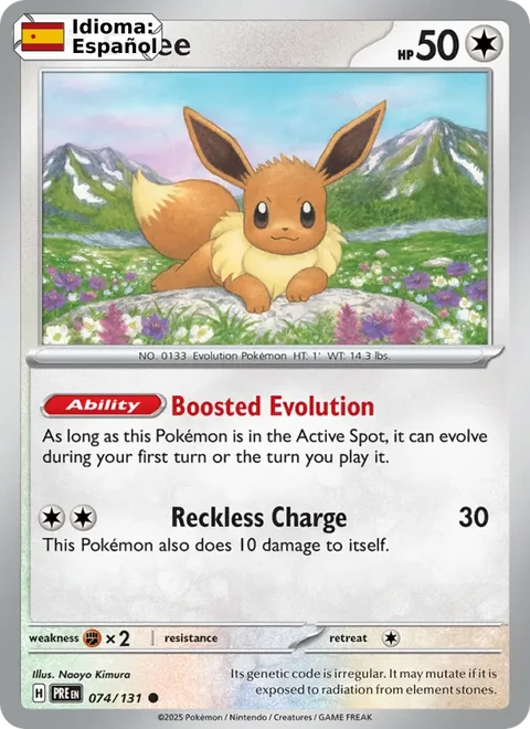 Eevee (074) — Prismatic Evolutions