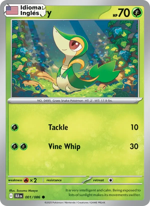 Snivy (001) — Black Bolt