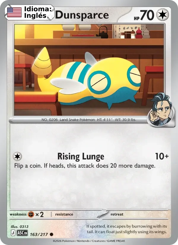Larry's Dunsparce (163) — Ascended Heroes
