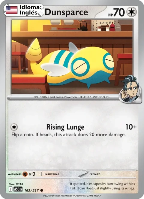 Larry's Dunsparce (163) — Ascended Heroes