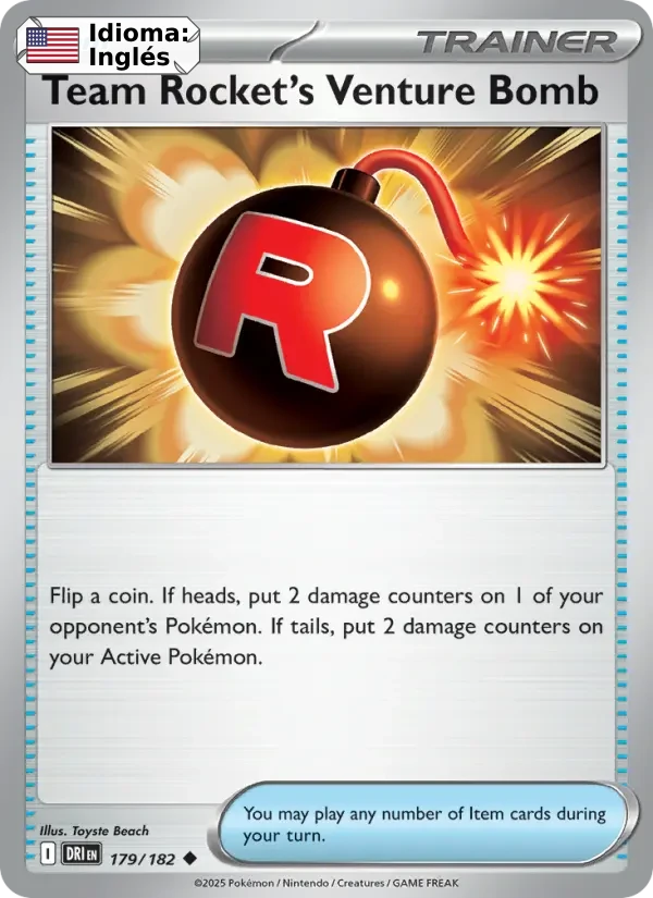Team Rocket's Venture Bomb (179) — Destined Rivals