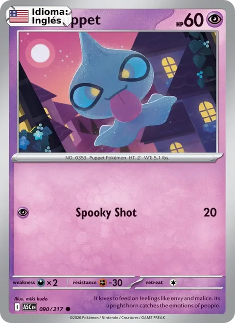 Shuppet (090) — Ascended Heroes