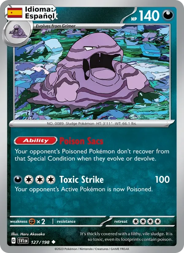 Muk (127) — Scarlet & Violet