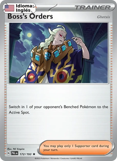 Boss's Orders (172) — Paldea Evolved