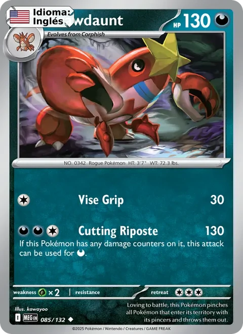 Crawdaunt (085) — Mega Evolution